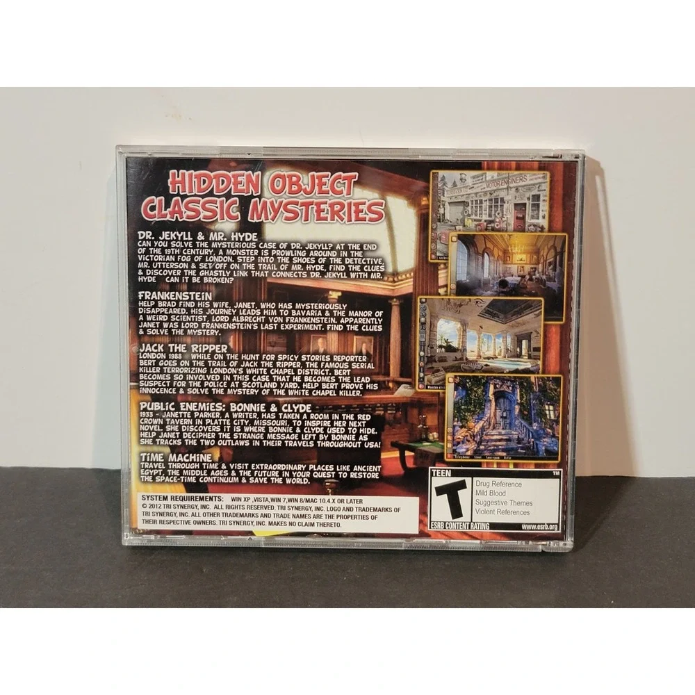 Hidden Object 5 Pack: Classic Mysteries PC Game‎ Collection